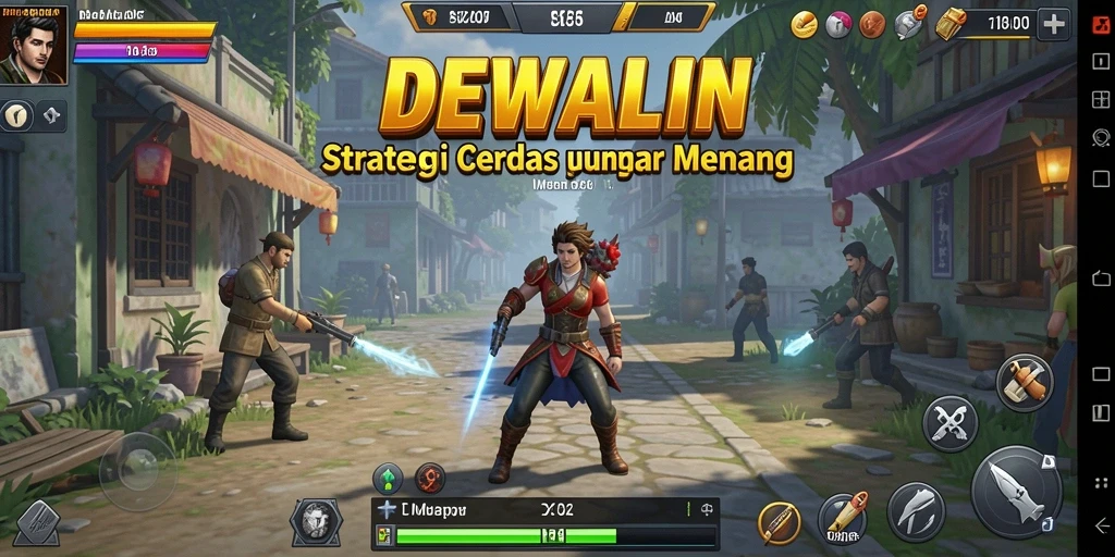 Tampilan gameplay DEWALIN yang seru dan strategis.