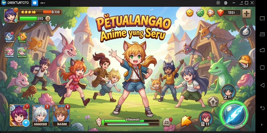 Gameplay mengasyikkan di dunia anime yang penuh warna.