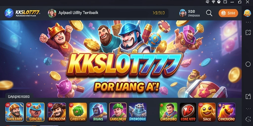 Screenshot utama KKSLOT777 menampilkan tampilan fitur pengingat yang intuitif.