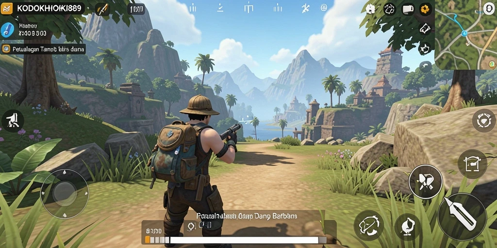 Tampilan Gameplay Seru dalam KODOKHOKI889 di Dunia Terbuka