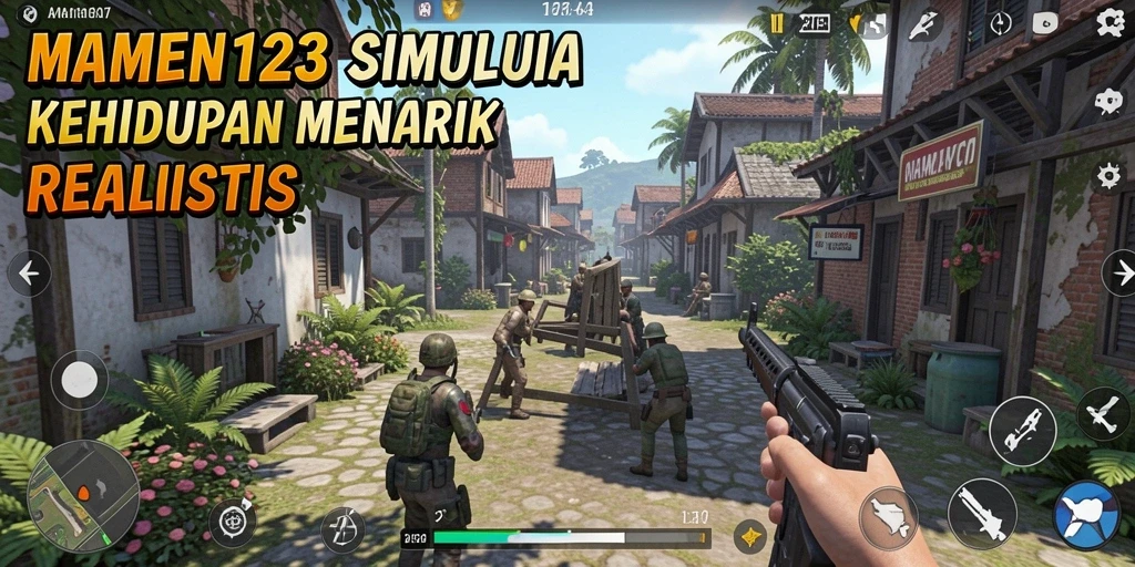 Tampilan gameplay MAMEN123 yang menakjubkan dan interaktif.