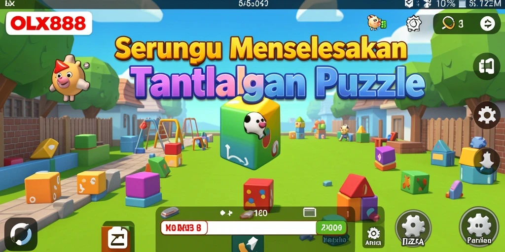 Tampilan menarik dari gameplay OLX888 yang penuh tantangan puzzle.
