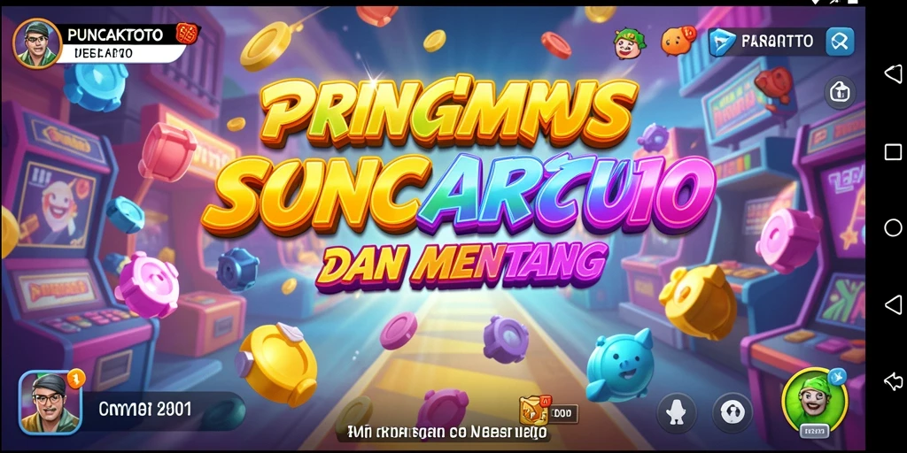 Screenshot PUNCAKTOTO menampilkan aksi seru dalam gameplay Arcade.