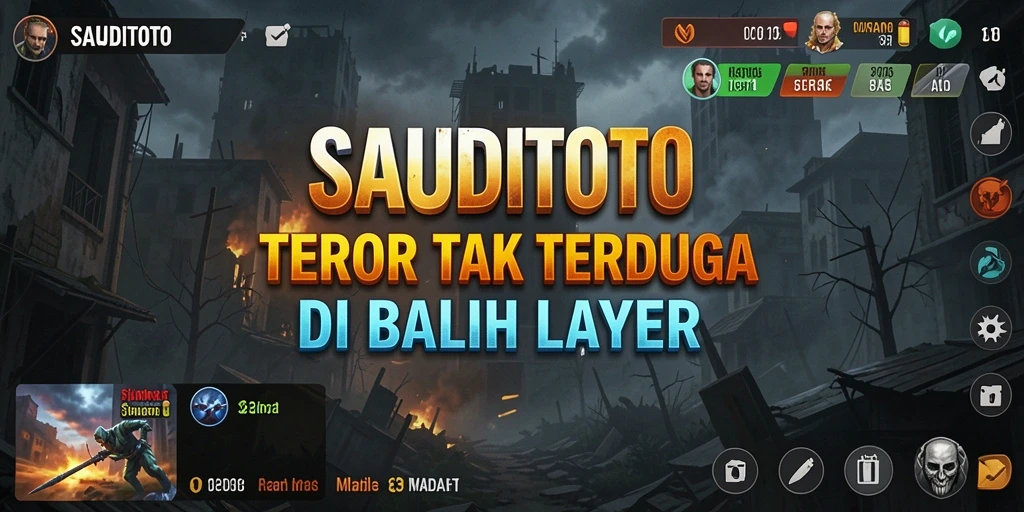 Gameplay menegangkan SAUDITOTO dengan atmosfer horor pekat.