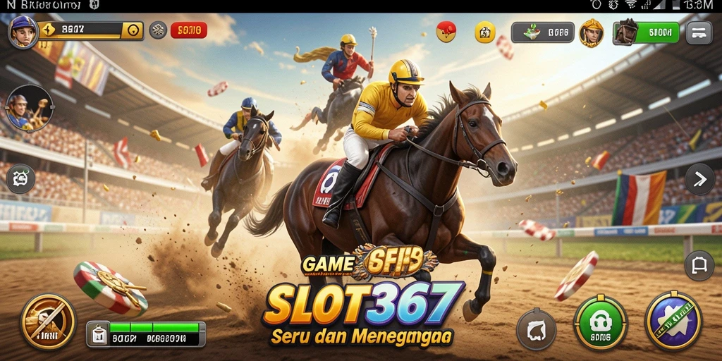 Tangkapan layar SLOT367 menampilkan aksi balapan yang mendebarkan.