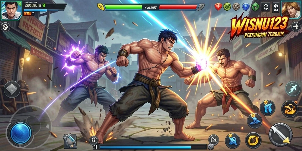 Tampilan gameplay WISNU123 yang mendebarkan dan penuh aksi.