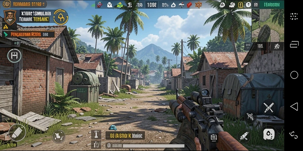 Tangkapan layar gameplay <strong>X168</strong> menunjukkan aksi simulasi yang nyata dan mendalam.